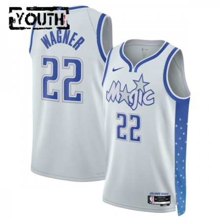 Camiseta Niños Orlando Magic Franz Wagner 2025-26 Nike City Edition Blanco Swingman
